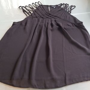 Torrid Georgette strappy tank.